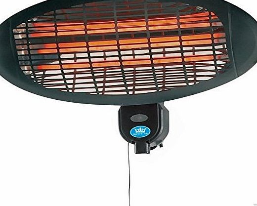 ToWorld TM) 2 kW Electric Wall Mounted Powerful Outdoor Garden Patio Heater