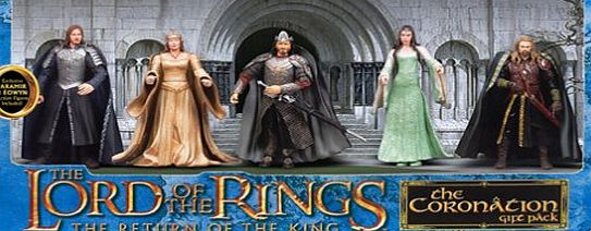 Toy Biz Coronation Gift Pack featuring exclusive Faramir and Eowyn (Lord of the Rings)