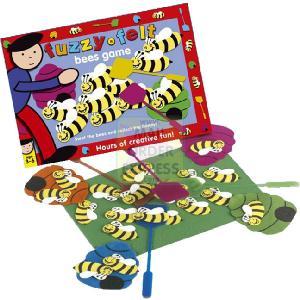 Toy Brokers Fuzzy Felt Bees Game