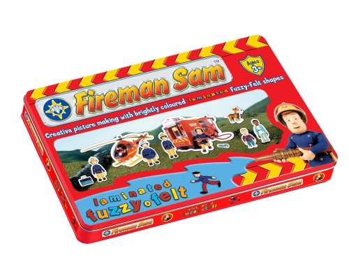 Fuzzy-Felt Fireman Sam Tin