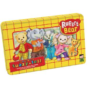 Fuzzy Felt Laminated Tin Rupert Bear
