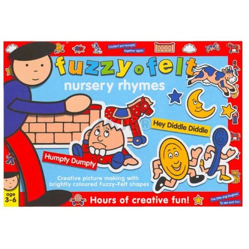 Fuzzy-Felt Nursery Rhymes: Humpty Dumpty & Hey Diddle Diddle