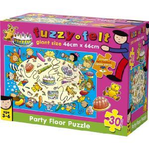 Toy Brokers Fuzzy Felt Party Floor Puzzle