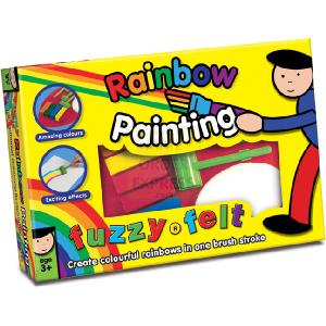 Toy Brokers Fuzzy Felt Rainbow Painting Std