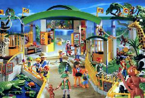 Toy Brokers Schmidt Playmobil At the Zoo 20 Piece jigsaw Puzzle With Play Figure