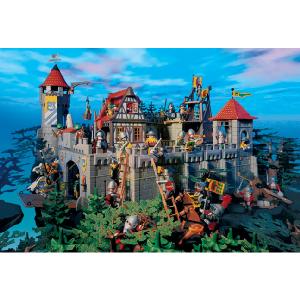 Schmidt Playmobil Knights Castle 100 Piece Jigsaw Puzzle With Play Figure