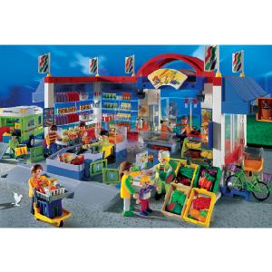 Schmidt Playmobil Supermarket 20 Piece Jigsaw puzzle With Play Figure