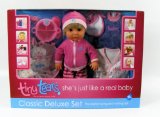 Tiny Tears Classic Deluxe Set. Doll, Clothes and Accessories