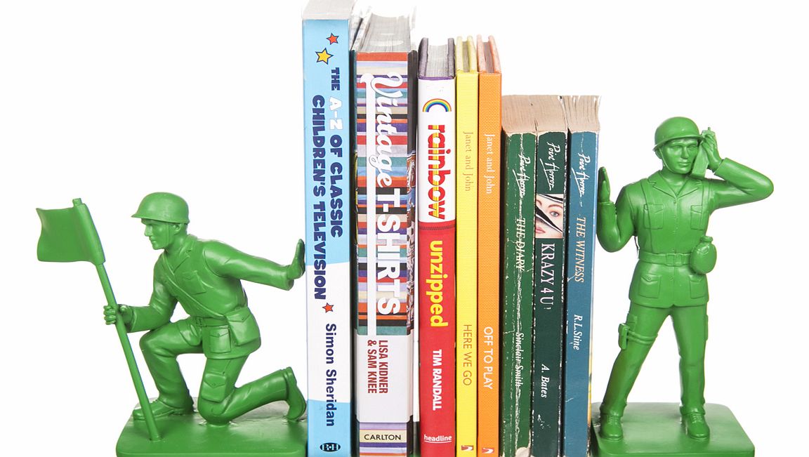 toy Soldier Bookends