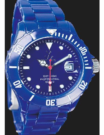 toy Watch Fluo Only Time Blue Jeans