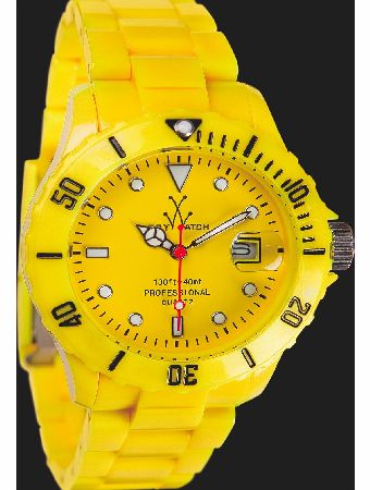 toy Watch Fluo Yellow Sunshine