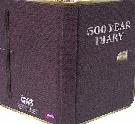 Toy Zany Doctor Who 500 Year Mini-Diary