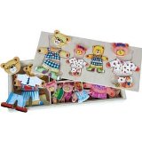 Toyday Puzzle Bear Family