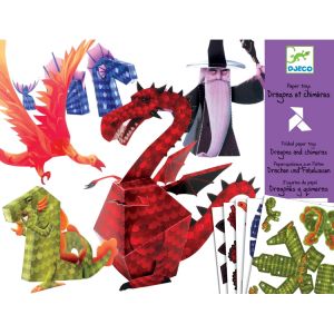 Dragons and Chimeras Paper Toys
