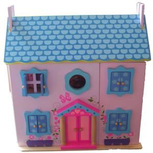 Pink Dolls House and Dolls