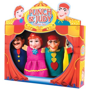 Punch & Judy Finger Puppet Set