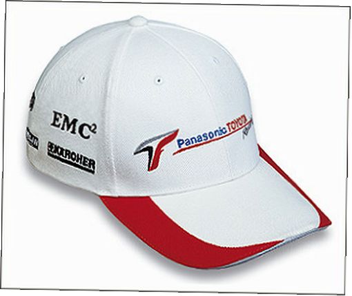 Toyota White Team Sponsor Cap