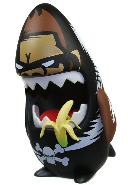 ToyQube Sharky by Tim Tsui Da Ape Black