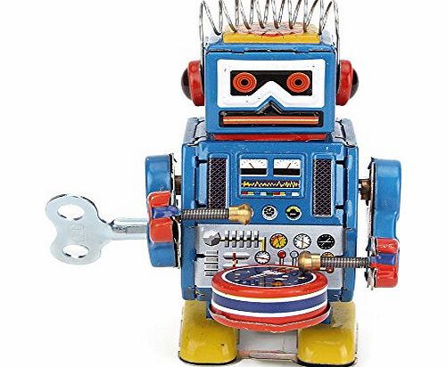 TOYS AND GAMES Vintage Retro Multicolour Mechanical Robot 3.7x2.6x2.6inch Tin Toy Collection