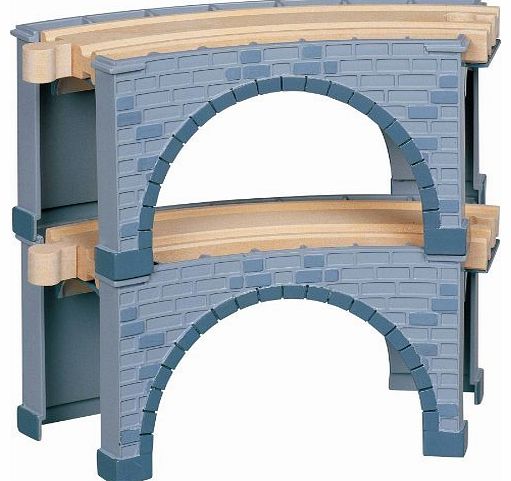 Viaduct Supports with Curved Track