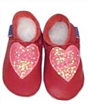 Toytopia Heart Slippers - 0-6 months