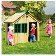 TP Forest Cabin Wooden Playhouse