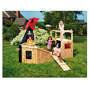 TP Forest Pirate Galleon Wooden Playhouse