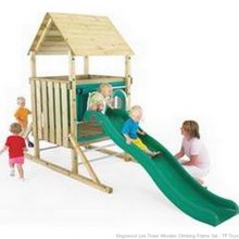 Kingswood Low Tower Wooden Climbing Frame Set - TP Toys