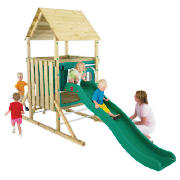 Kingswood Low Tower Wooden Climbing Frame Set