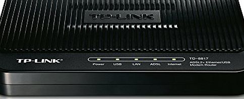 TP-LINK TD-8817 ADSL2  Ethernet/USB Modem Router
