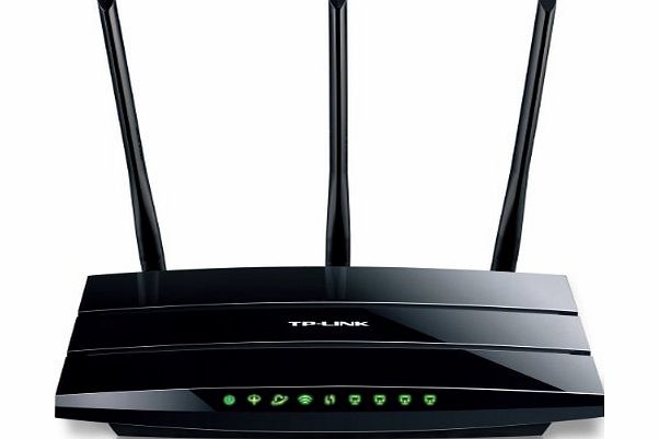 TD-W8970 Gigabit Wireless N ADSL2+ Modem Router for Phone Line Connections (300 Mbps, 2 USB Ports for Storage Sharing, Media/Print Server and Multi Accounts)
