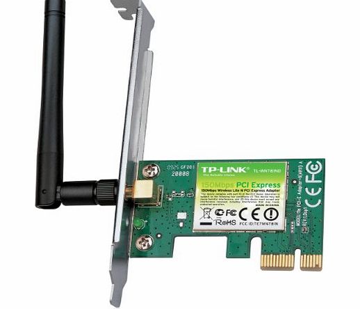 TP-Link TL-WN781ND 150Mbps Wireless PCI Express Adapter   Low Profile Bracket