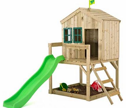 TP Toys Forest Cottage 2 Playhouse with Slide