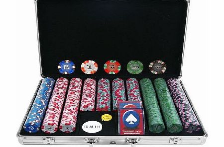 Trademark Poker 650 Chip Nexgen Pro Classic Style Set - Aluminum Case