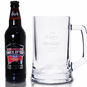 Ale and Personalised Tankard Gift Set