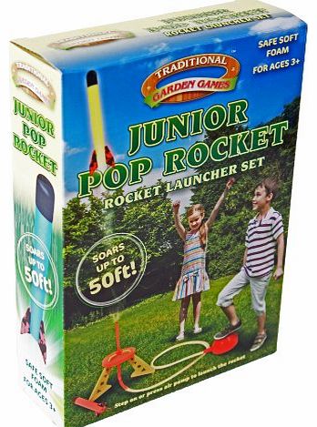 Traditional Garden Games Junior Pop Rocket Launcher Set