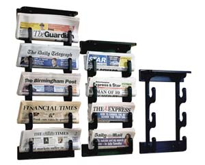 Traditional newpaper racks