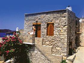 Traditional stone house accommodation in Crete