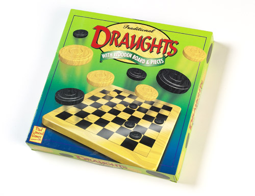 Traditional Wooden Draughts