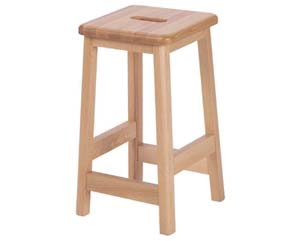 Traditional wooden stools