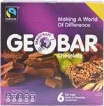 Geobar Chocolate and Raisin Bars