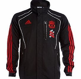Training Wear Adidas 2010-11 Liverpool Adidas Travel Jacket (Black)