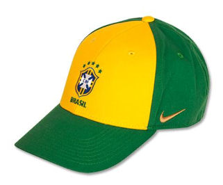 Training Wear Nike 2011-12 Brazil Nike Core Baseball Cap (Yellow)