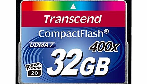 32 GB 400x Compact Flash Memory Card TS32GCF400