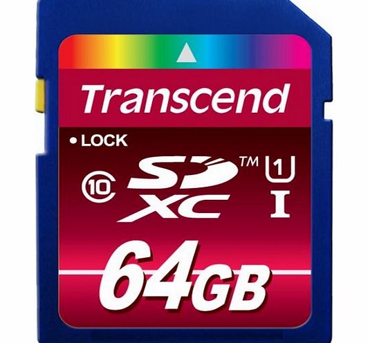 Transcend 64GB Ultimate SDXC CL10 UHS-I 80MB/sec Memory Card