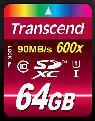 Transcend 64GB Ultimate SDXC Class 10 UHS-I 600x Memory Card