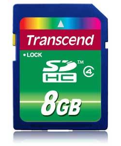 Transcend 8GB Secure Digital High-Capacity Flash