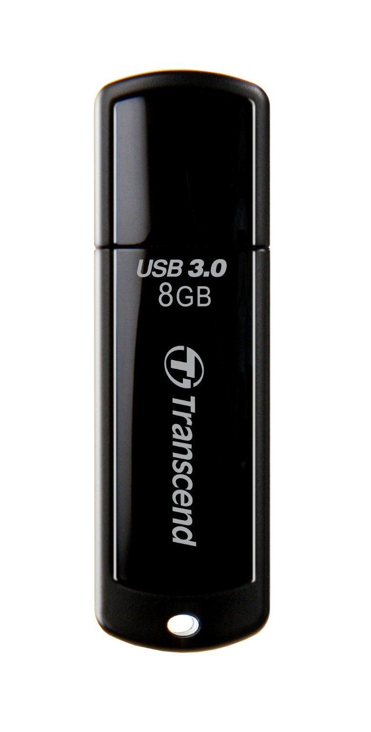 JetFlash 700 Black USB Flash Drive - 8GB