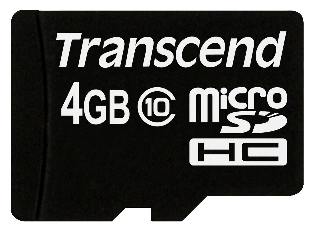 Micro SDHC Class 10 - 4GB