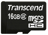 Transcend Micro SDHC Class 2 - 16GB